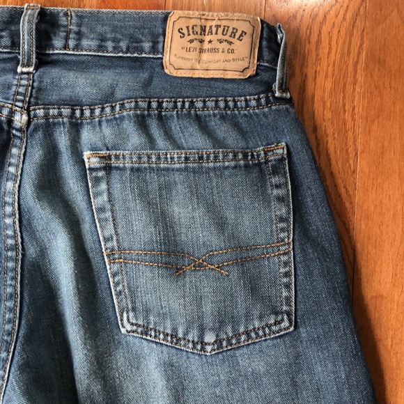 Signature Slim Straight Fit 🤠 Levi Strauss & Co. Jeans Broken In - Picture 9 of 11